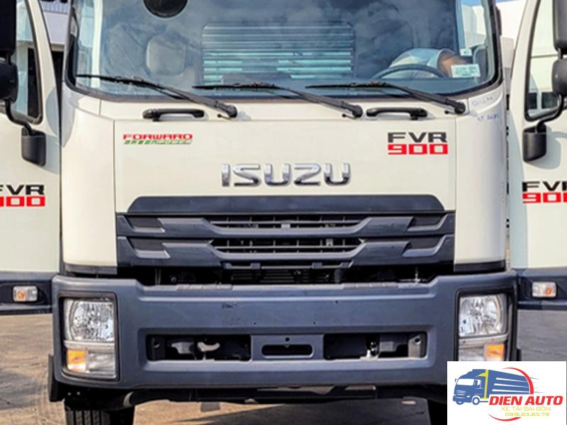 Xe Tải Isuzu FVR34VE5 6 Tấn Chở Xe Máy