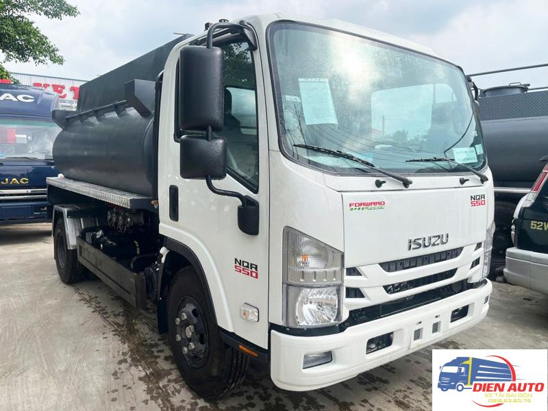 Xe Bồn Chở Xăng Dầu Isuzu NQR75HE5 7 Khối