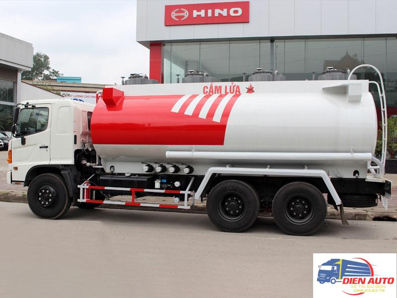 Xe Bồn Hino 3 Chân 20 Khối Chở Xăng - FM8JNSA