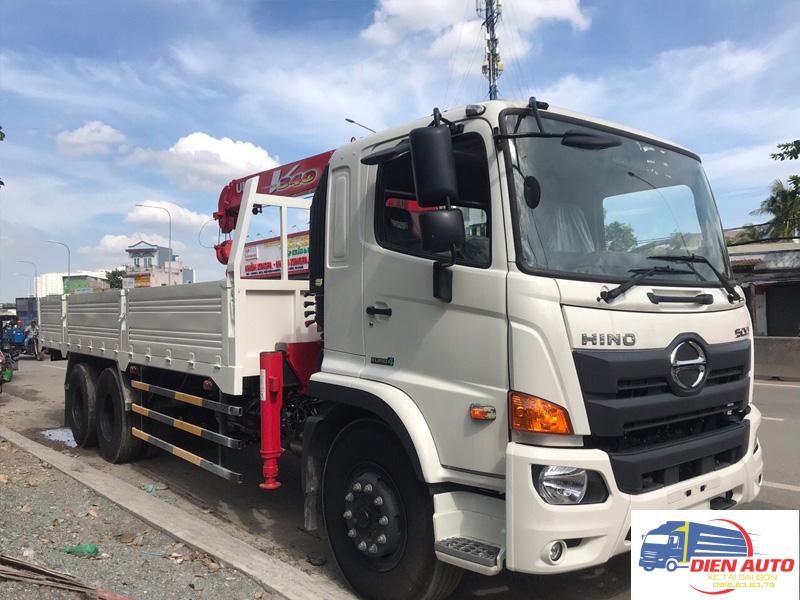 Xe Cẩu Hino FM8JW7A 13T6 Gắn Cẩu Unic URV343