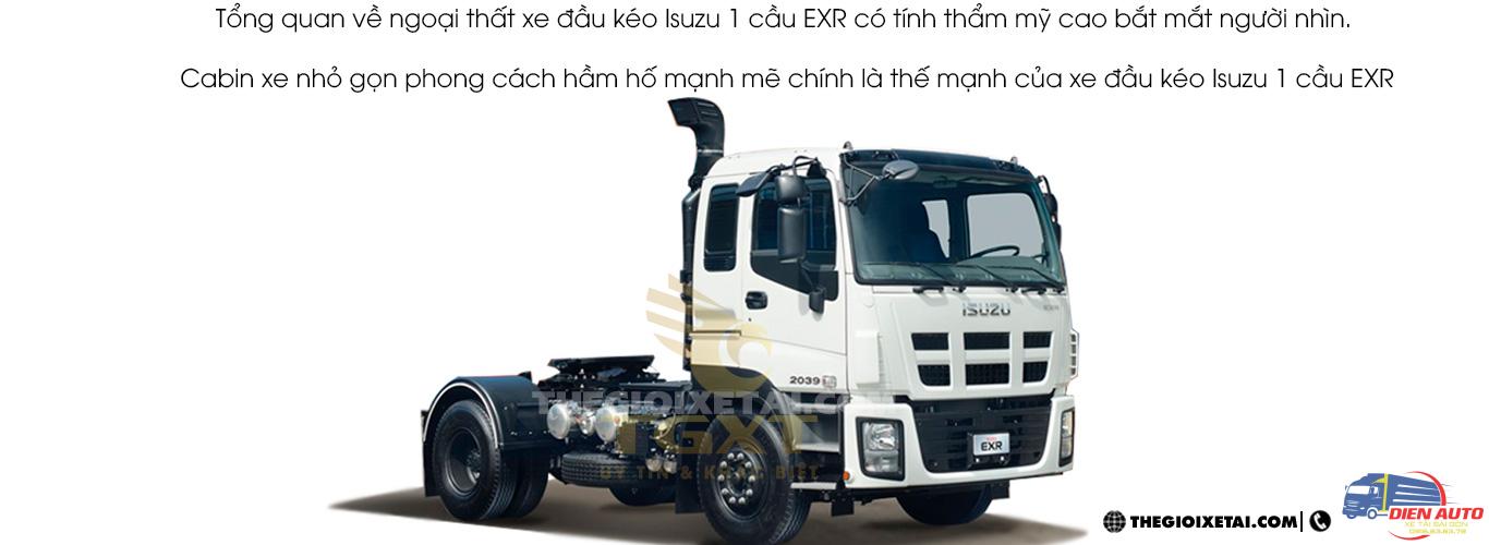 Xe Đầu Kéo Isuzu EXR 1 Cầu 35 Tấn