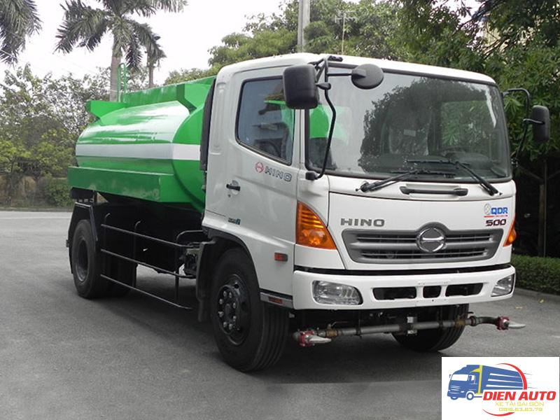 Xe Phun Nước Rửa Đường Hino 6 Khối FC9JESW