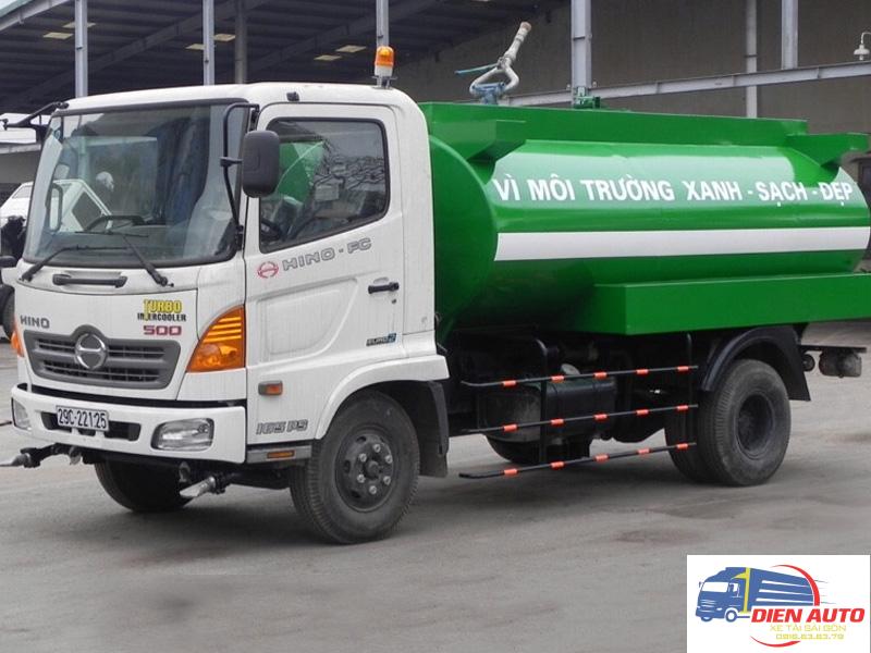 Xe Phun Nước Rửa Đường Hino 6 Khối FC9JESW