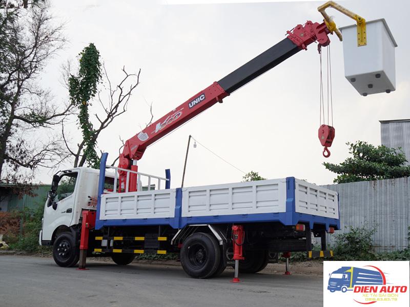 Xe Cẩu Hino XZU720L 2 Tấn Gắn Cẩu Unic URV346